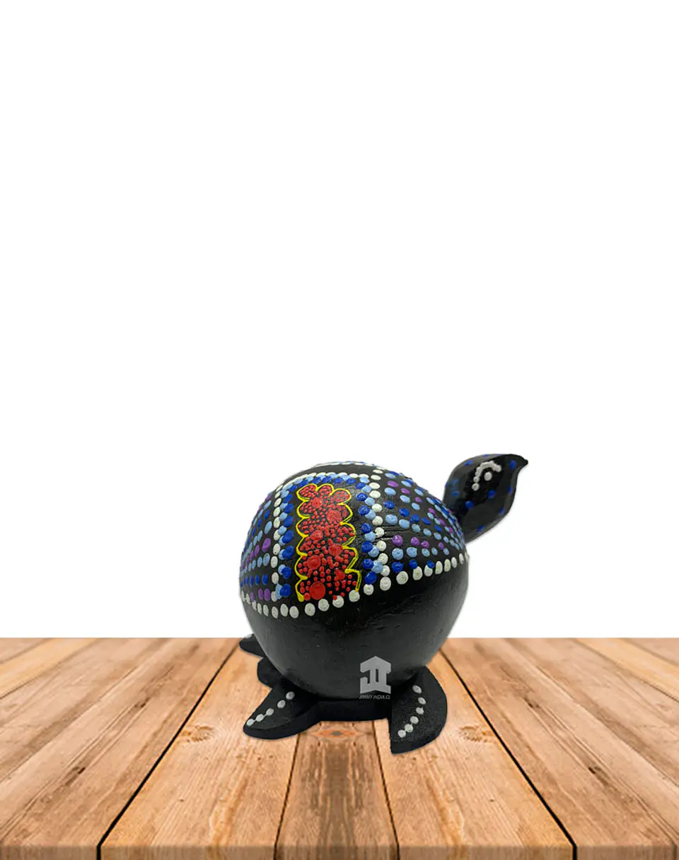 Tortuga Aborigen de Madera y Coco Honu  N°19 1