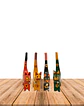 Set de 4 Gatos de Madera colores N°12 - Miniatura 4