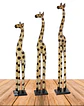 Set de 3 Jirafas de Madera  N°7  152cm - Miniatura 1