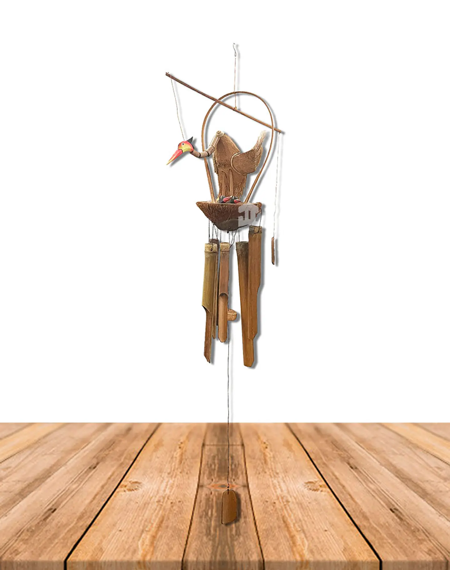 Colgante Familia Pájaro 30cm N°15 2