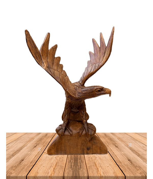 Figura de Águila en Madera N°16