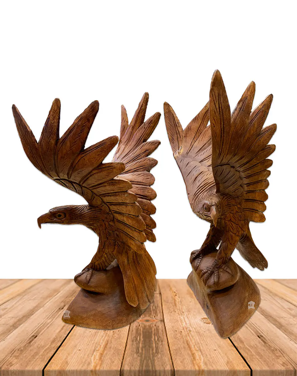 Figura de Águila en Madera N°16 2