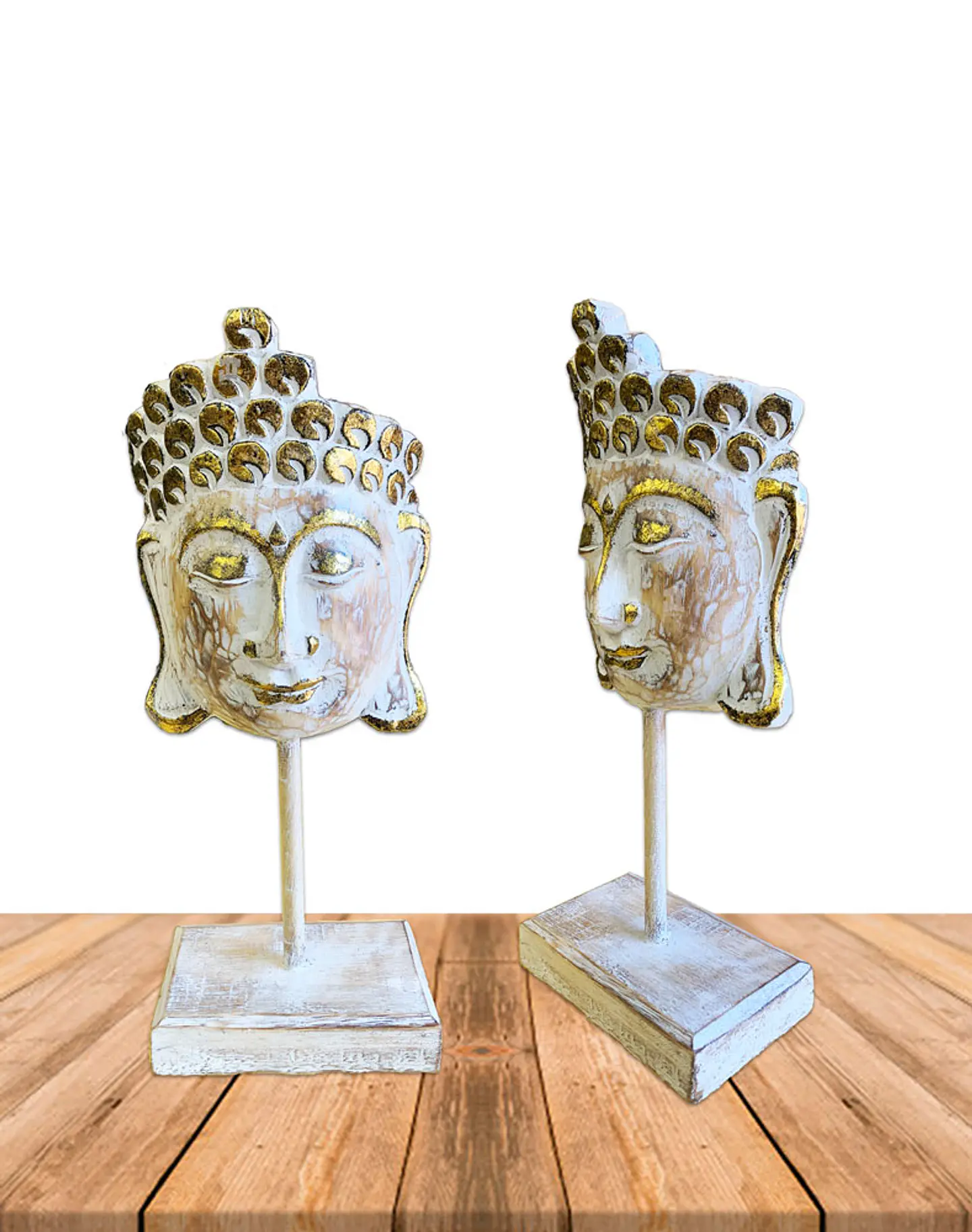Mascara  de  Buda c/ base  37,5cm  N°29 2