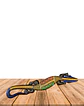 Gecko (Lagartija) aborigen madera Muralla N°31 - Miniatura 1