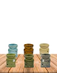 Set Difusor Ceramica Elefante JI23-07 - Miniatura 2