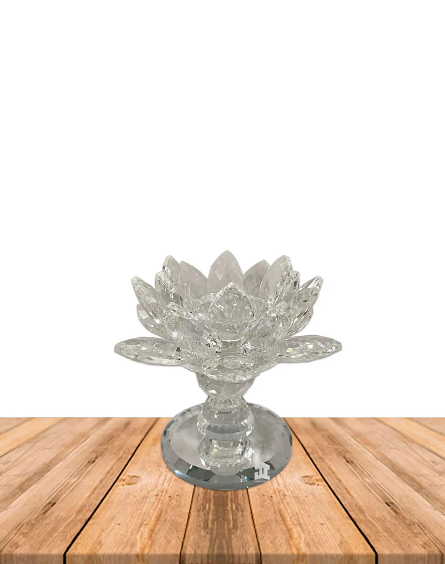 Porta vela Flor de loto 13cm JI23-153 2