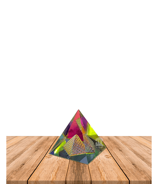Pirámide de Resina 5x6cm JI23-479