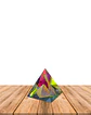 Pirámide de Cristal Color 6 cm JI25-57 - Miniatura 2