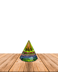 Pirámide de Acrílico 5x4cm JI23-478