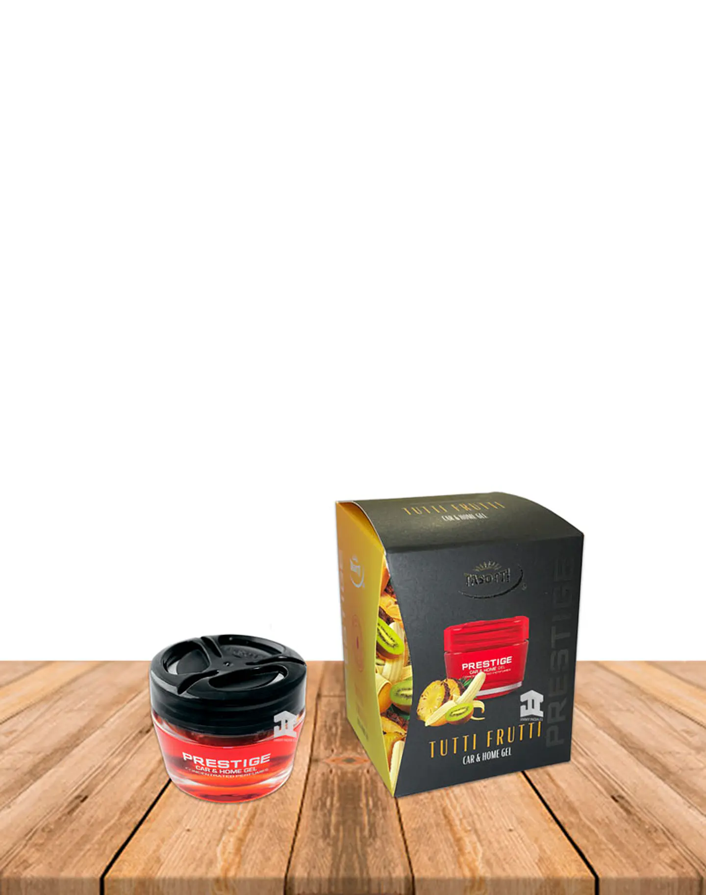 Aromatizador de Auto Prestige Gel Tutti Frutti 50 ml 1