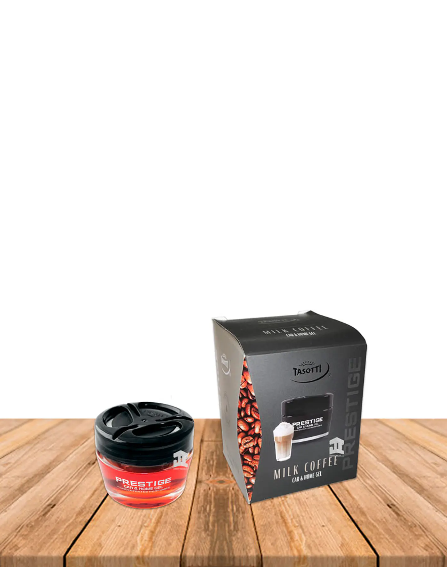 Aromatizador de Auto Prestige Gel Milk Coffee 50 ml 1