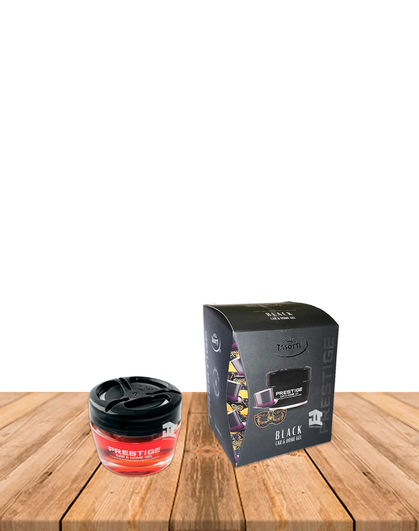 Aromatizador de Auto Prestige Gel Black 50 ml 1