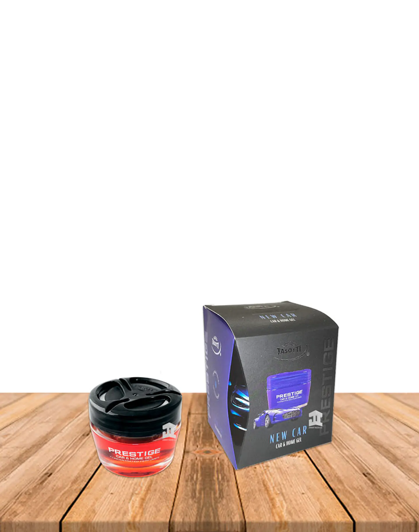 Aromatizador de Auto Prestige Gel New Car 50 ml 1