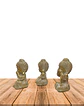 Set Figura Buda  Ciego Sordo Mudo  4,5