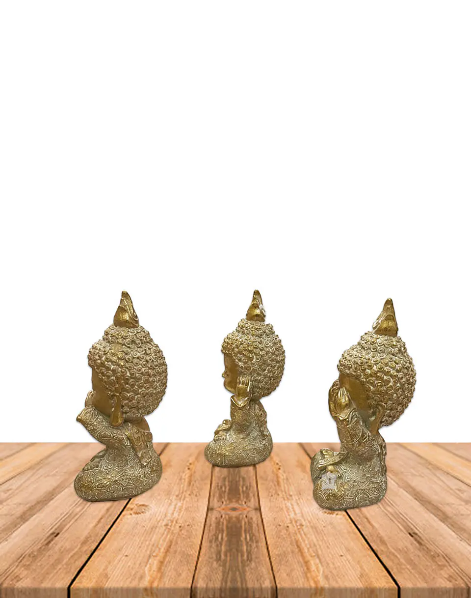 Set Figura Buda  Ciego Sordo Mudo  5