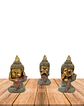 Set Figura Buda  Ciego Sordo Mudo  5