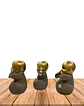 Set Figura Buda  Ciego Sordo Mudo  JI23-531 - Miniatura 2
