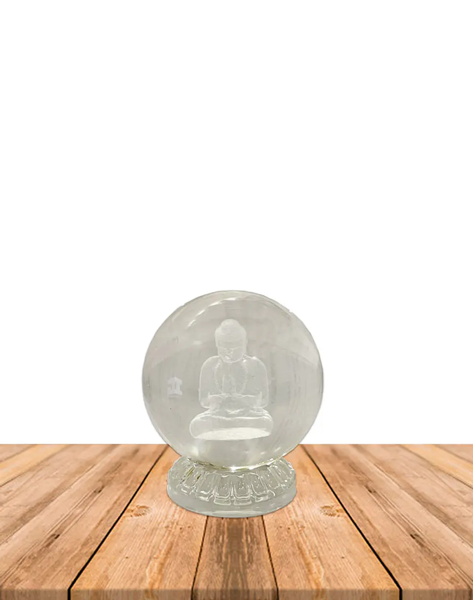 Esfera de Cristal Buda  JI23-162 1