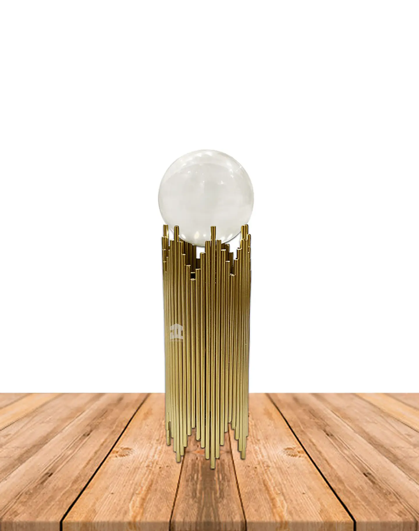 Figura Base Tubo y Esfera de Cristal JI23-280 1