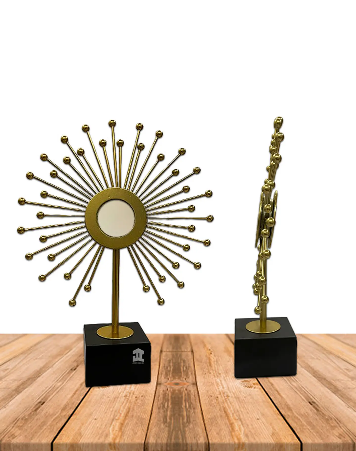 Figura Metal Sol con Base JI23-271 2