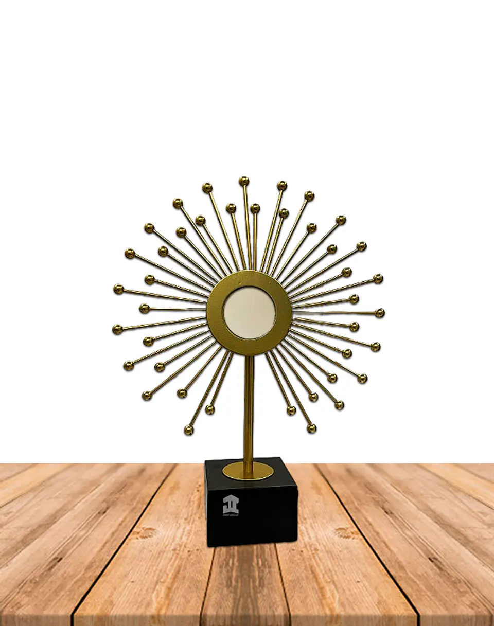 Figura Metal Sol con Base JI23-271 1