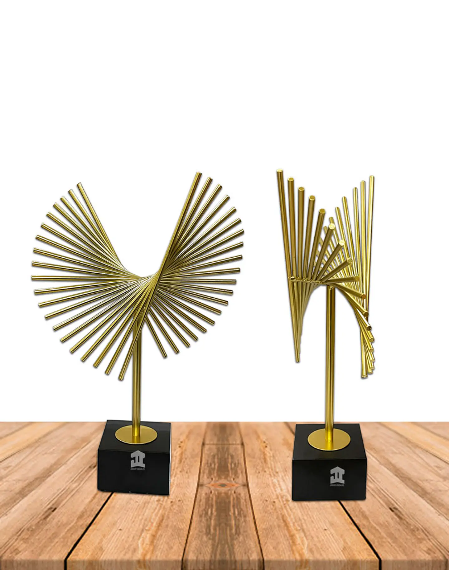 Figura Metal con Base JI23-272 2