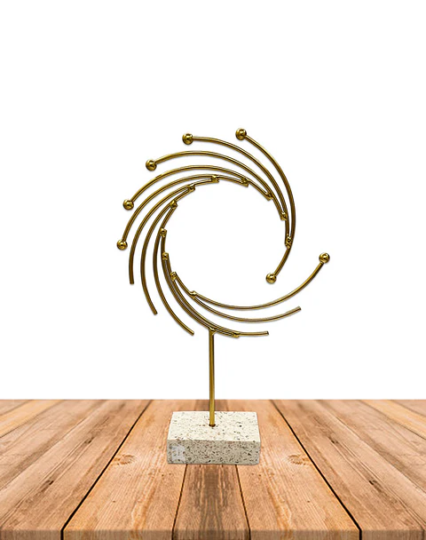 Figura Metal con Base JI23-274