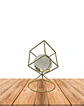 Figura Metal Cubo con Esfera y  Base JI23-278 - Miniatura 1