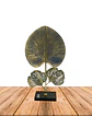 Figura Metal Hoja con Base JI23-268 - Miniatura 1
