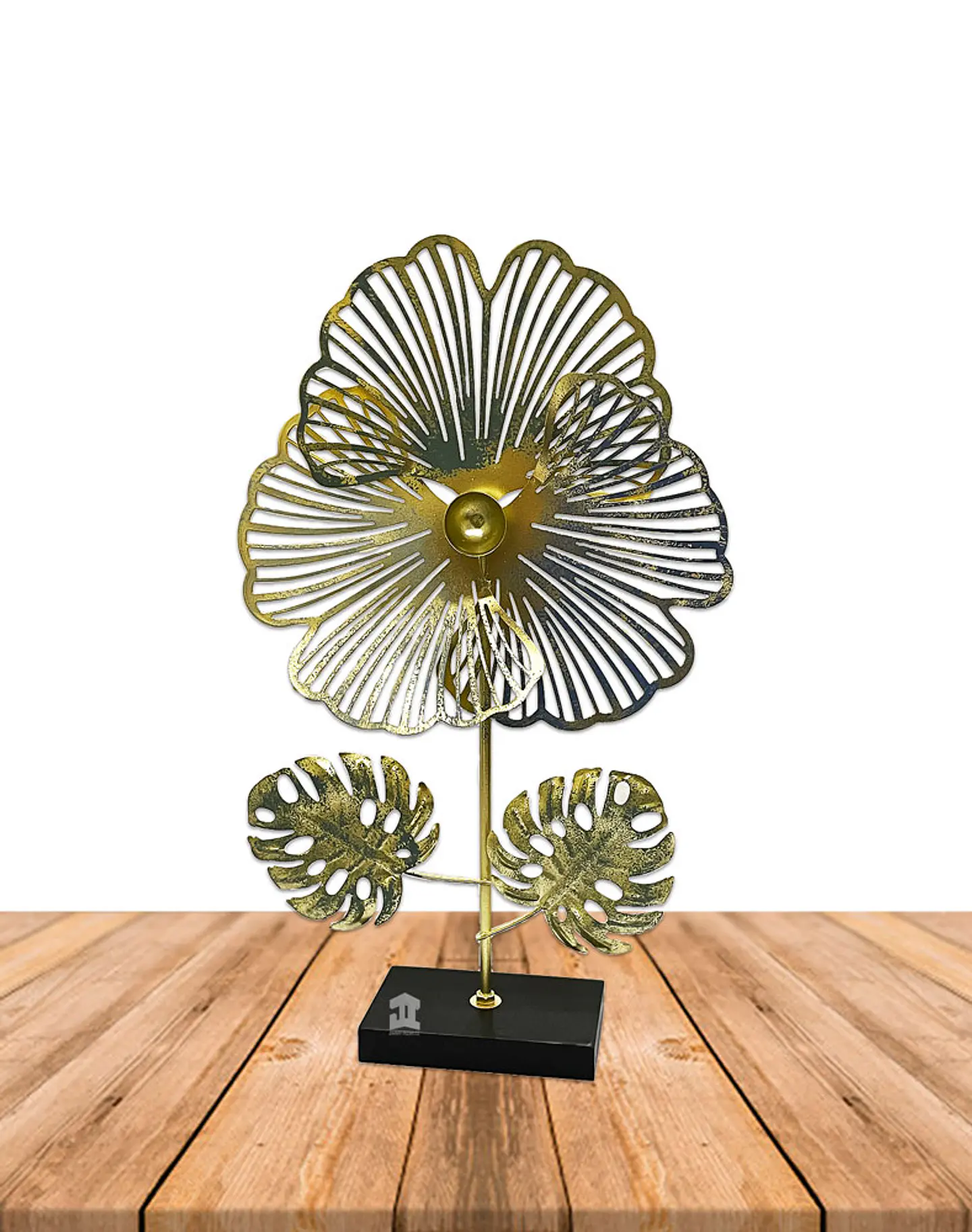 Figura Metal Flor con Base JI23-269 1