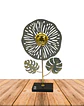 Figura Metal Flor con Base JI23-270 - Miniatura 1