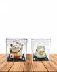 Figura Gato de La Fortuna Blanco, c/ Movimiento JI23-249 - Miniatura 3