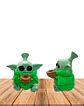 Pipa Bong Baby Yoda JI23-444 - Miniatura 7