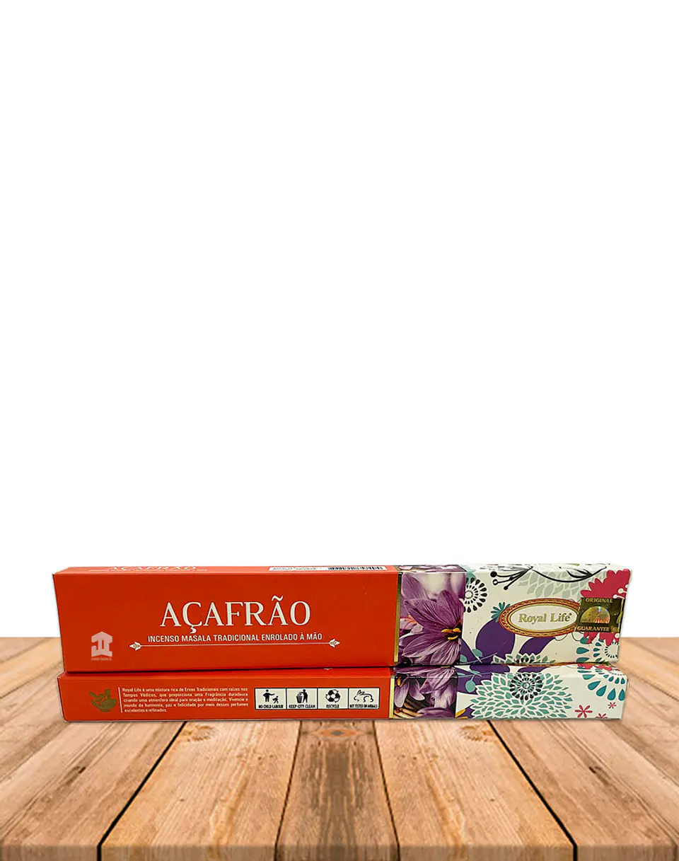 Incienso Royal Life Azafrán 15gr 2