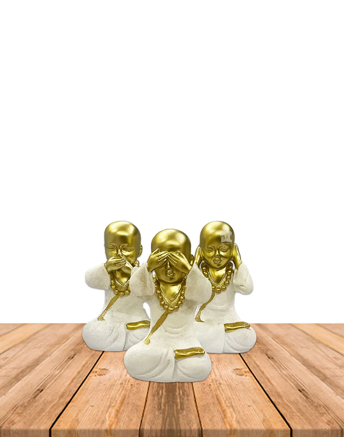 Set Figura Buda Ciego Sordo & Mudo Grande JI23-330 2