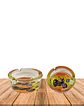 Set Cenicero Vidrio Moto 6Und JI23-319 - Miniatura 2