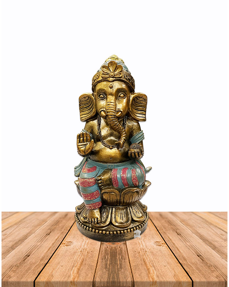 Figura Dios Ganesh Sentado JI23-549