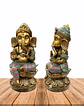 Figura Dios Ganesh Sentado JI23-549 - Miniatura 2