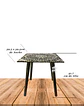 Mesa Decorativa Cuadrada de Madera JI23-473 - Miniatura 3