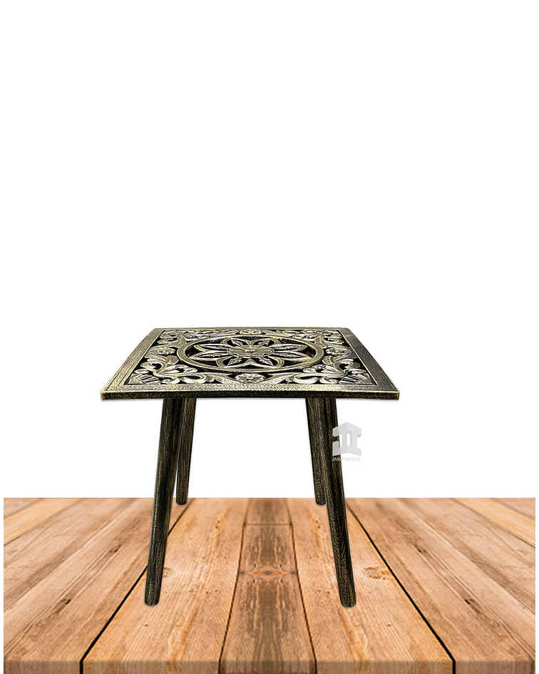 Mesa Decorativa Cuadrada de Madera JI23-475