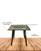 Mesa Decorativa Cuadrada de Madera JI23-475 - Miniatura 3