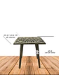 Mesa Decorativa Cuadrada de Madera JI23-474 - Miniatura 3