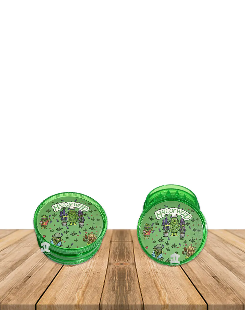 Set Pipa mas moledor y Rejillas Hall of Weed SET242-TZ-HOW 2