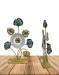 Figura Metal Flor con Base JI23-455 - Miniatura 2