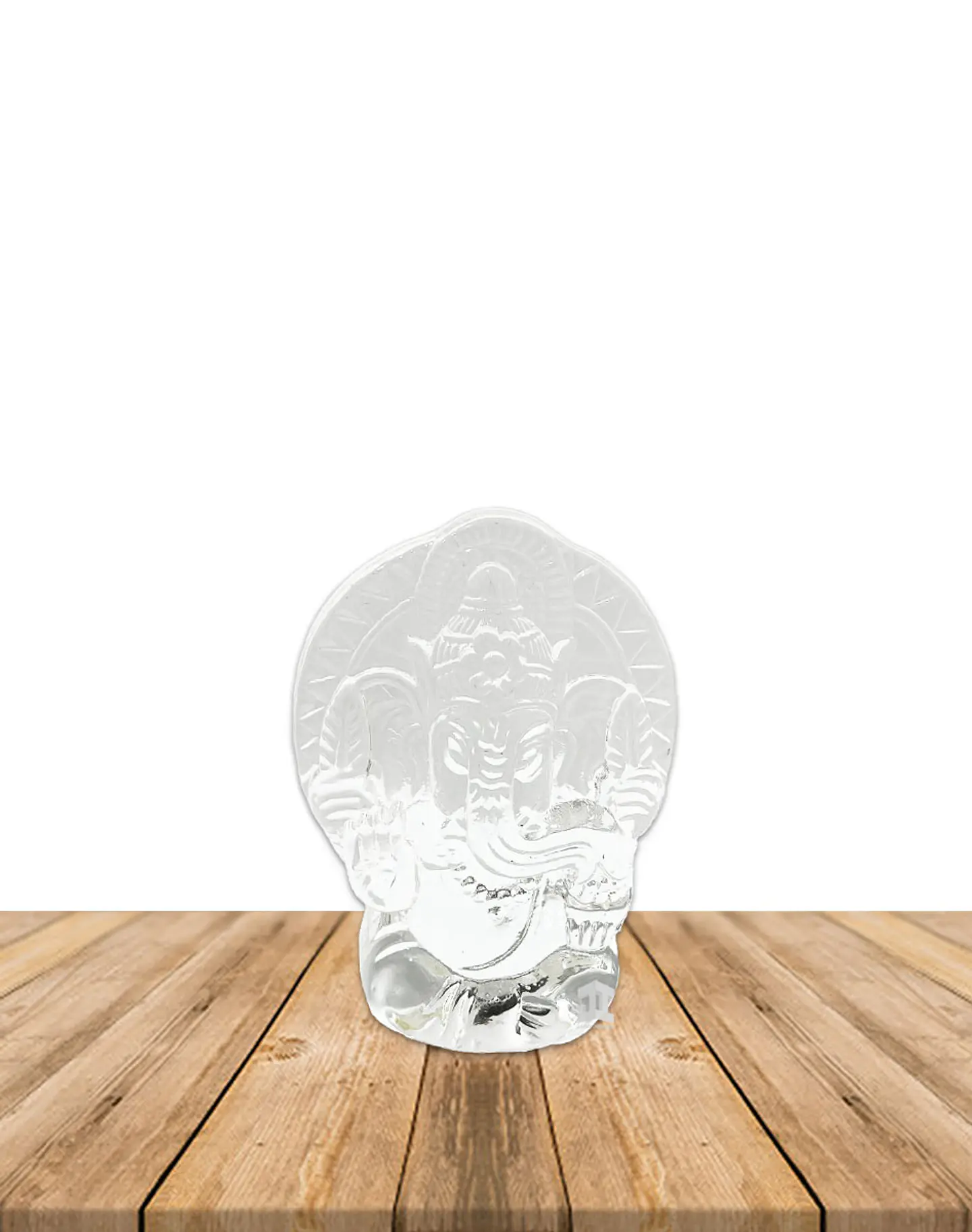 Dios Ganesh  de cristal Pequeño Transparente  JI23-171 1