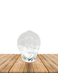 Dios Ganesh  de cristal Pequeño Transparente  JI23-171 - Miniatura 1