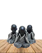 Set Figura Buda  Ciego, Sordo, Mudo JI23-331 - Miniatura 3