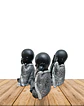 Set Figura Buda  Ciego, Sordo, Mudo JI23-331 - Miniatura 4