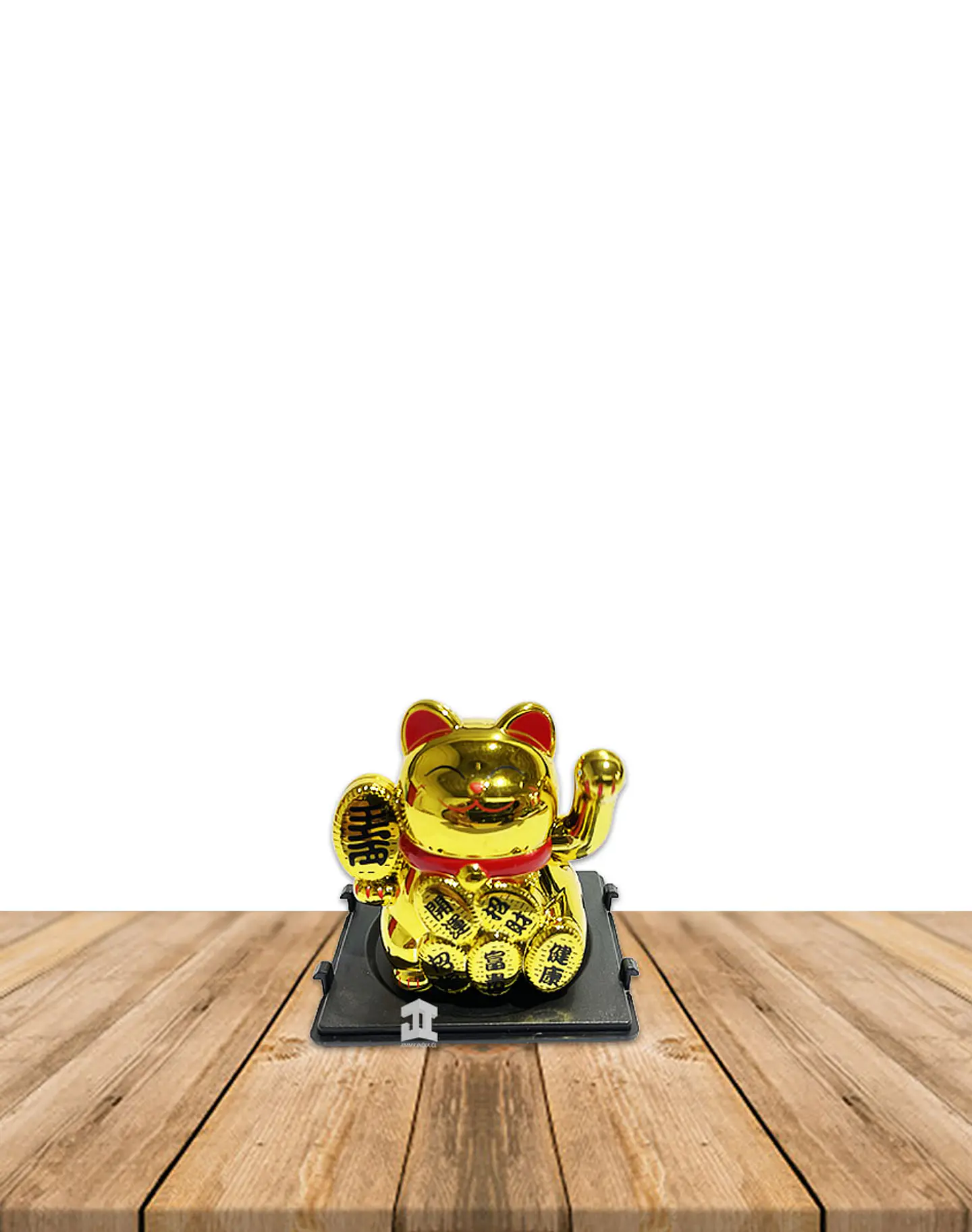 Figura Gato de La Fortuna Dorado, c/ Movimiento JI23-250 1