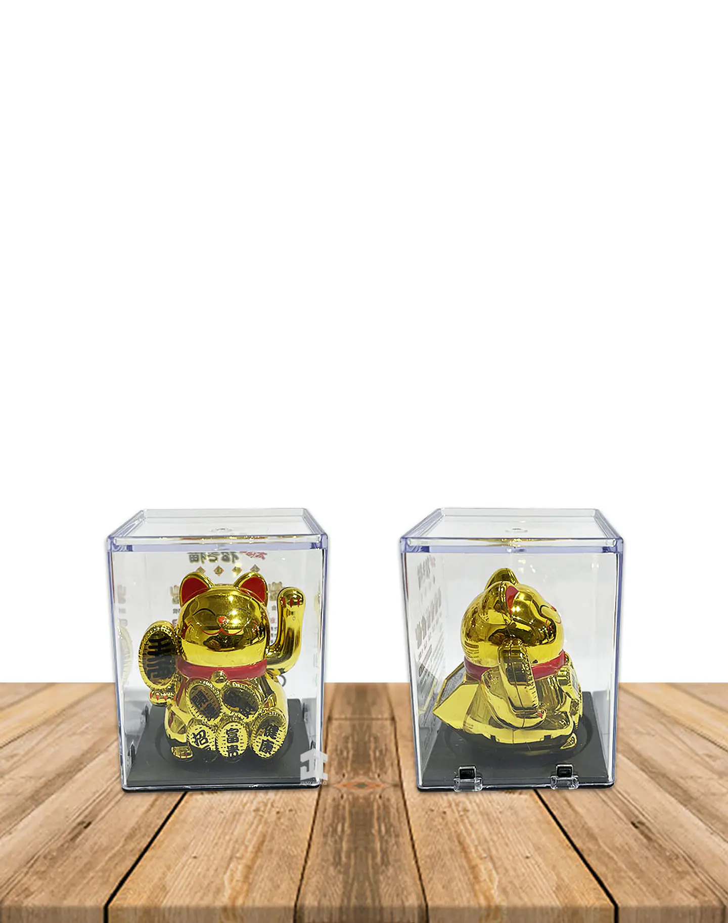 Figura Gato de La Fortuna Dorado, c/ Movimiento JI23-250 3
